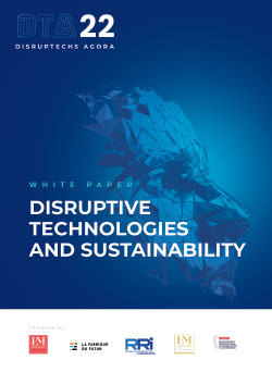 Disruptive technologies and sustainability Disruptive technologies and sustainability