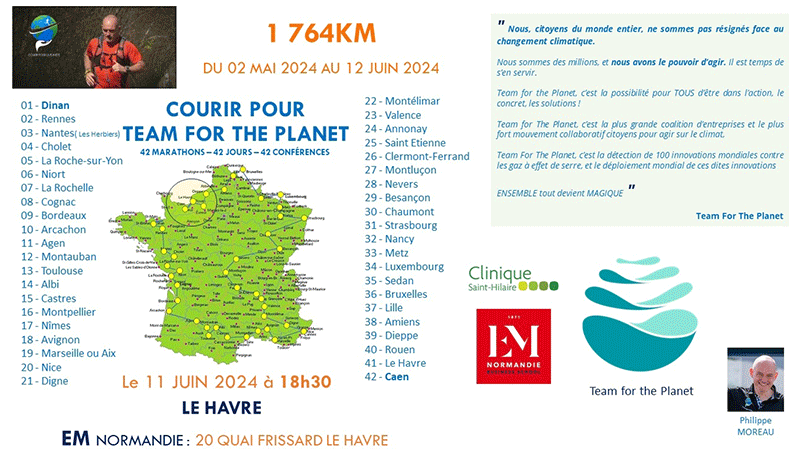 Courir pour Team for the planet Courir pour Team for the planet