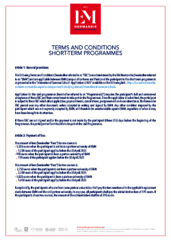Summer School - Terms & Conditions 2025 Summer School - Terms & Conditions 2025