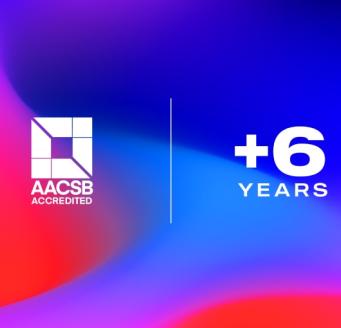 AACSB renewal for 6 years