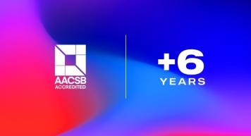 AACSB renewal for 6 years